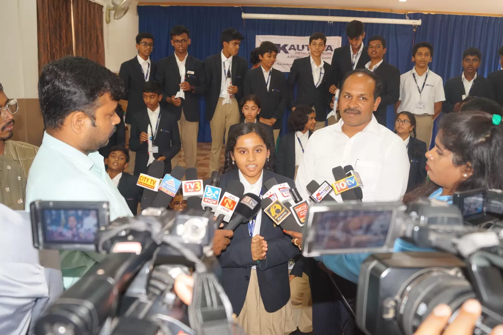 Students Built Rockets launched from the school premises on Wednesday – 4th October 2023